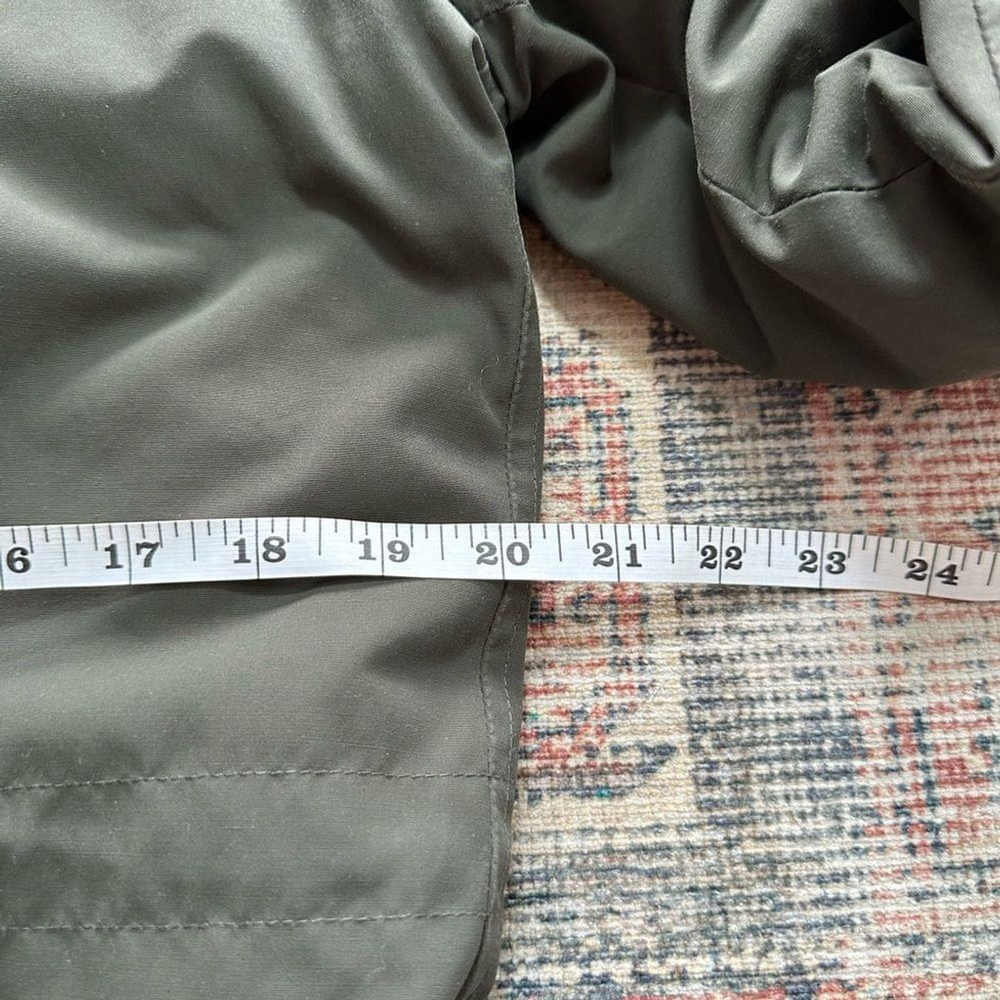 Levi’s Water Repellent Parka Jacket Faux Fur Trim Hood Small - Picture 7 of 11